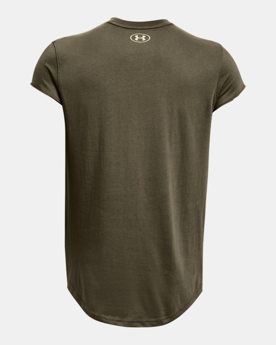 Men's Project Rock Cutoff T-Shirt, Green, pdpMainDesktop image number 5